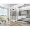 Kinequartz Equerres A/P Kinedo - Double Porte de Douche Pivotante à Accès d'Angle Sans Seuil
