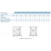 Kinequartz Profilé Solo Kinedo - Verre Transparent Crystal Clean - Paroi de Douche Simple pour Espace Ouvert