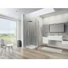 Kinequartz Profilé A/P Kinedo - Double Porte de Douche Pivotante à Accès d'Angle Sans Seuil