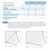 Kinequartz Profilé A/P Kinedo - Double Porte de Douche Pivotante à Accès d'Angle Sans Seuil