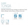 Classic Tonga Kinedo - Paroi de Douche Fixe pour Montage en Angle