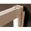Classic Corail Kinedo - Porte de Douche Pivotante avec Partie Fixe