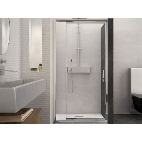 Classic Corail Kinedo - Porte de Douche Pivotante avec Partie Fixe
