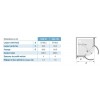 Smart Design R/P Kinedo Sans Seuil - Parois de Douche 1/4 de Rond Pivotant