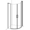 Smart Design R/P Kinedo Sans Seuil - Parois de Douche 1/4 de Rond Pivotant