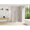 Smart Design R/P Kinedo Sans Seuil - Parois de Douche 1/4 de Rond Pivotant
