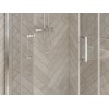 Smart Design R/P Kinedo Sans Seuil - Parois de Douche 1/4 de Rond Pivotant