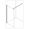 Paroi de Douche Smart Solo Kinedo H225 cm Verre Transparent