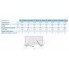 Smart Design 2P XXL Sans Seuil Kinedo - Verre Transparent - Portes de Douche Pivotantes Intérieur / Extérieur