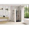 Smart Design 2P Sans Seuil Kinedo - Portes de Douche Sérigraphiées Pivotantes Intérieur / Extérieur