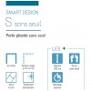 Smart S Sans Seuil Kinedo - Verre Transparent - Porte de Douche Pliante