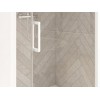 Smart Design Solo S Kinedo - Verre Transparent - Paroi de Douche Simple Pliante pour Espace Ouvert