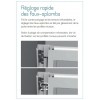 Smart Design Solo S Kinedo - Verre Transparent - Paroi de Douche Simple Pliante pour Espace Ouvert