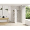 Smart P Sans Seuil Kinedo - Verre Sérigraphié - Porte de Douche Pivotante Intérieur / Extérieur pour Espace Ouvert