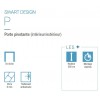 Smart P Kinedo - Porte de Douche Transparente Pivotante Intérieur / Extérieur