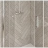 Smart A/P Kinedo Sans Seuil - Paroi Douche d'Angle Sérigraphiée et Pivotante Intérieur / Extérieur