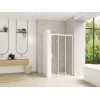 Smart Design 3V Sans Seuil Kinedo - Paroi Douche Sérigraphiée avec 3 Volets Coulissants