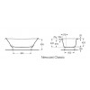 Baignoire en Fonte Newcast Classic de Roca
