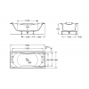 Baignoire BeCool Biplace par Roca