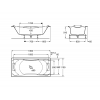 Baignoire BeCool Biplace par Roca