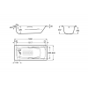 Baignoire en Acier Swing de Roca