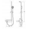 Colonne de Douche Deck-M Square par Roca