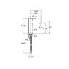 Mitigeur Lavabo L90-C Mezzo de Roca à Vidage Clic Clac