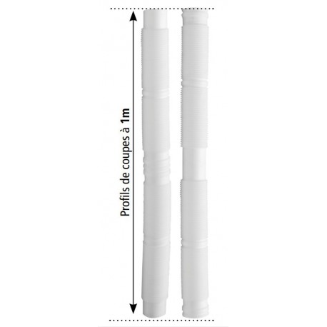 Tuyau Flexible PP 60 Isotip Joncoux pour Evacuation Fumées Chaudière à Condensation