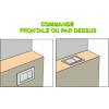Pack Bâti-Support Autportant Evo Regiplast + Plaque de Commande Plain pour WC Suspendu