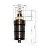 Cartouche Thermostatique CART-TH0878 pour Mitigeurs de Paini France